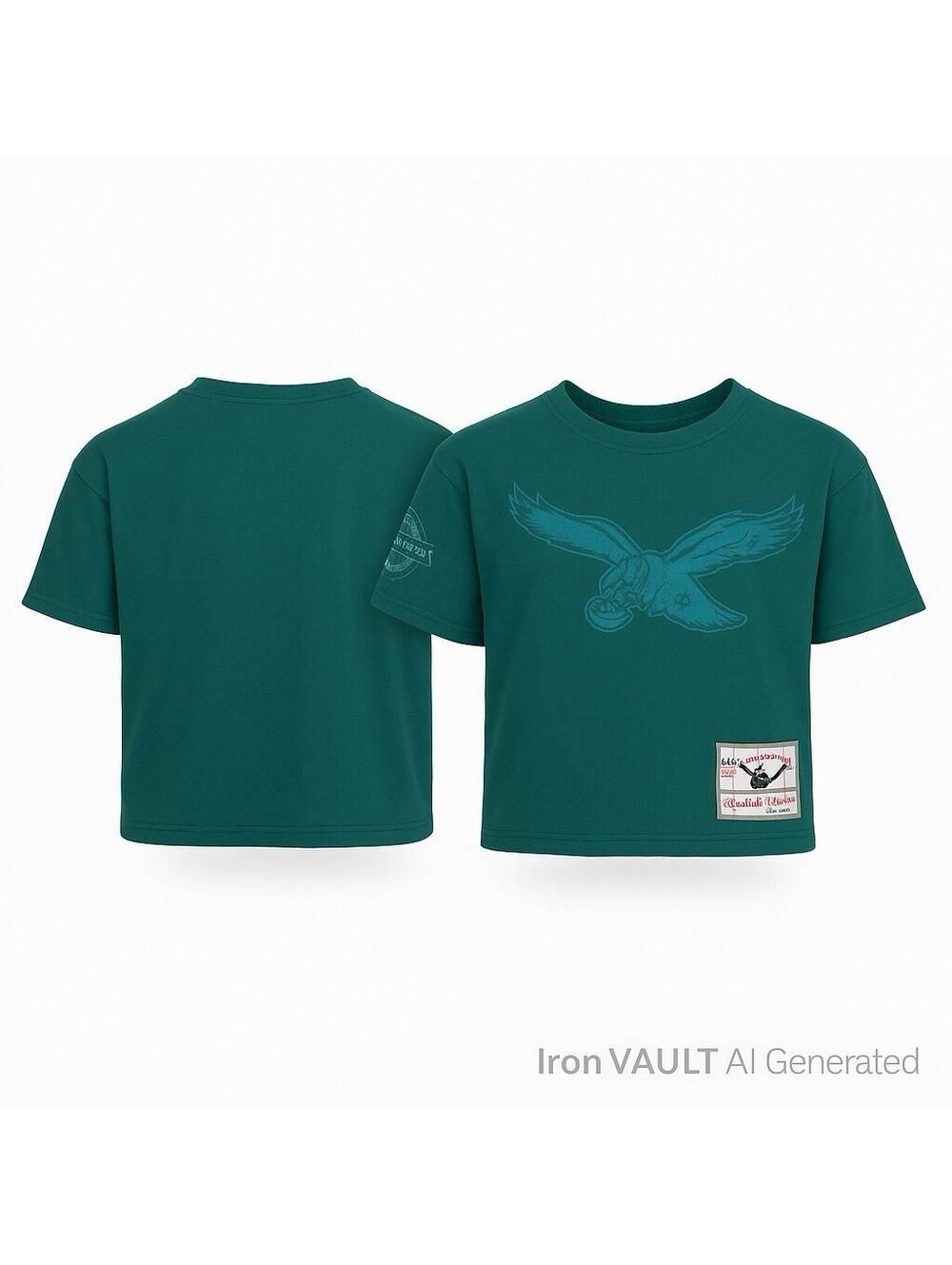 Philadelphia Eagles Women’s Throwback Logo Tee Mitchell & Ness Small